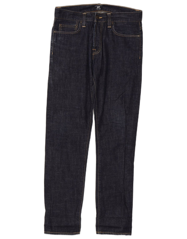 Blugi subțiri pentru bărbați Carhartt W30 L32 bumbac bleumarin