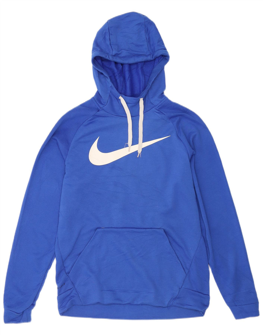 Pulover Nike Dri Fit Graphic pentru bărbați, poliester albastru mediu