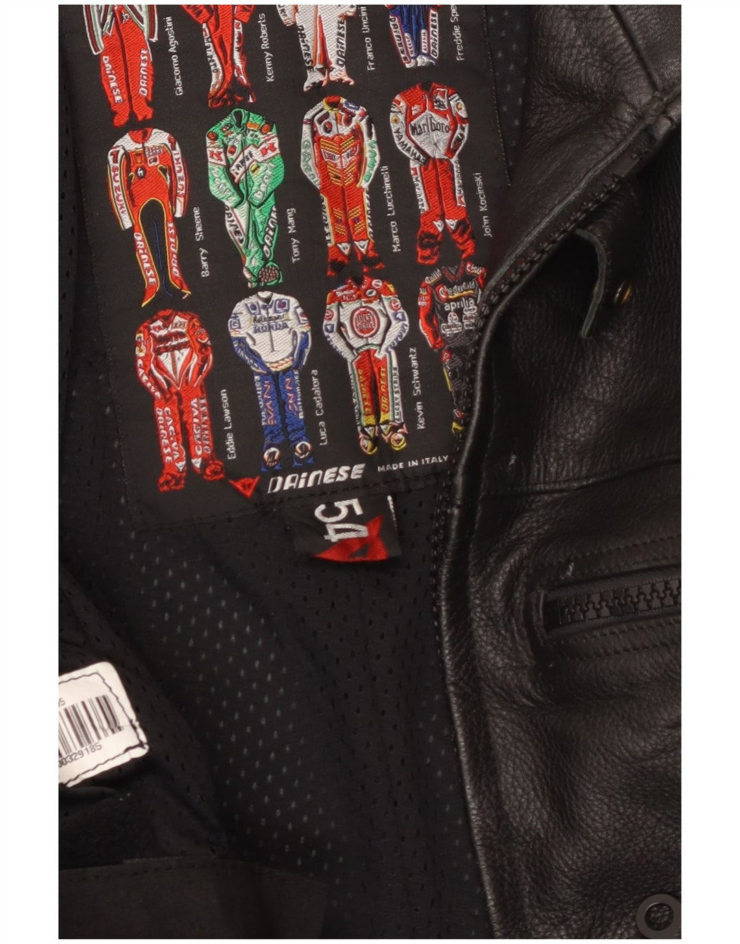 Jachetă de piele DAINESE Moto Racer pentru femei EU 54 2XL Negru