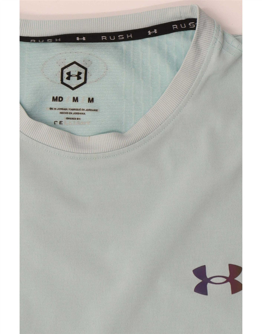 Tricou Under Armour pentru bărbați Top Medium Blue Pinstripe