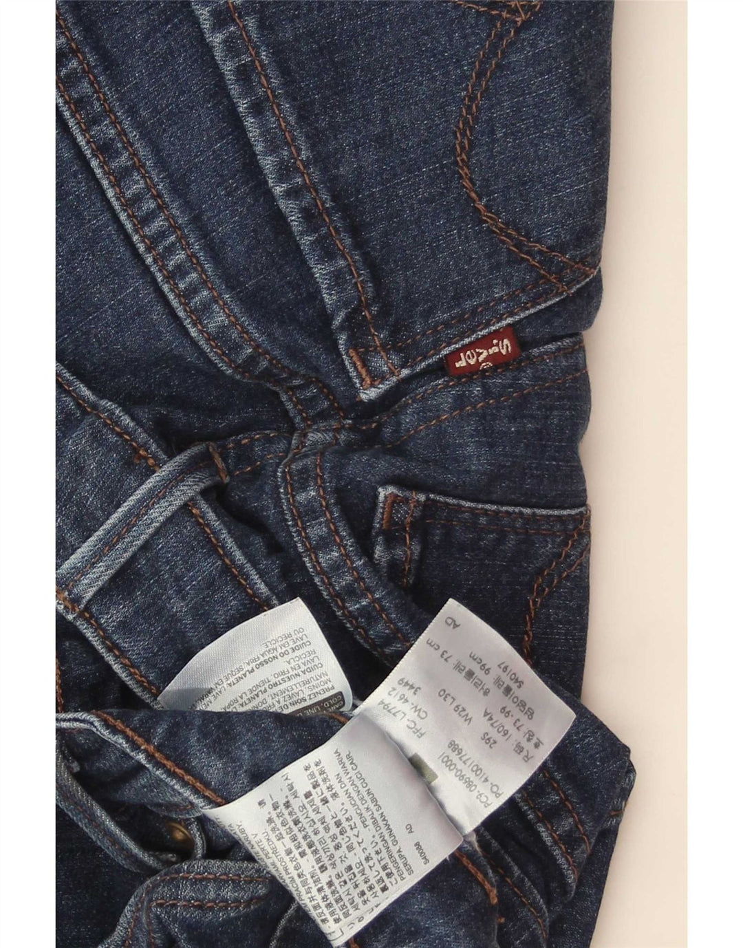 Blugi slim pentru femei Levi's W29 L30 Bumbac albastru