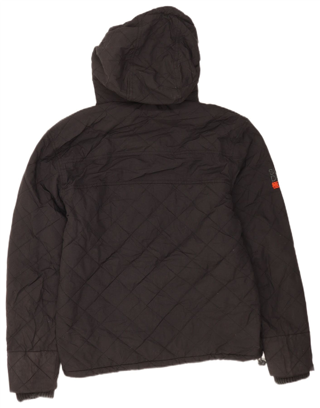 Jachetă Windbreaker cu glugă Superdry pentru bărbați UK 38 Medium Black
