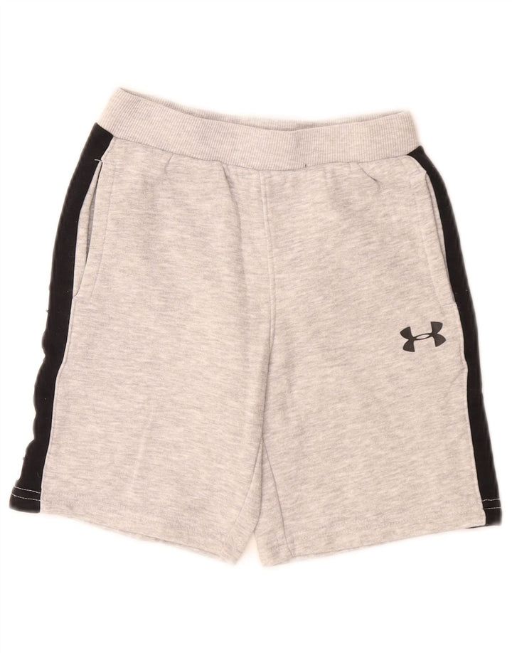 Pantaloni scurți sport grafic pentru băieți UNDER ARMOUR 6-7 ani, gri, color block