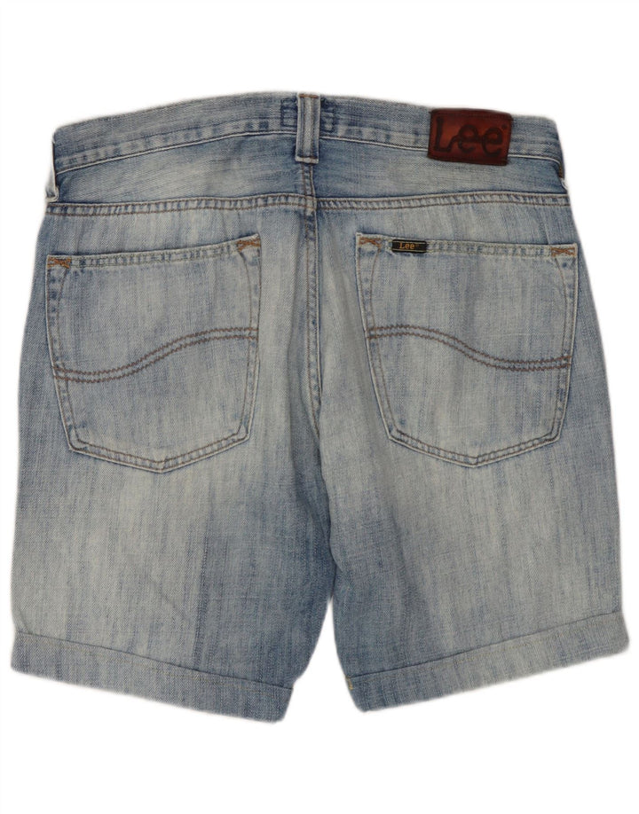 Pantaloni scurți Lee Ripley Denim W31, bumbac albastru mediu