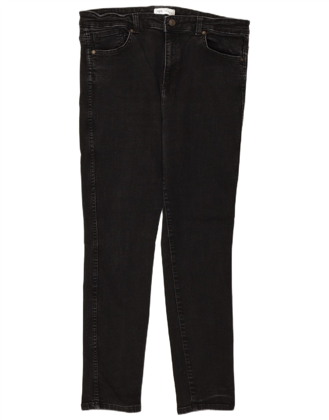 Blugi slim pentru femei Zara EU 46 2XL W36 L28 Negri