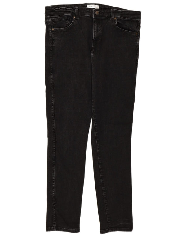 Blugi slim pentru femei Zara EU 46 2XL W36 L28 Negri