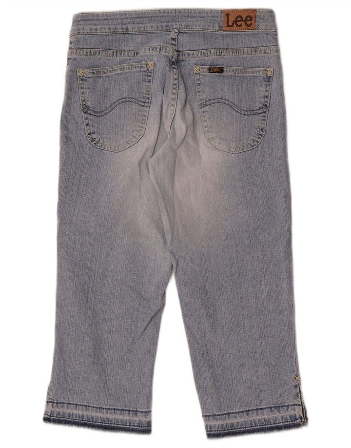 Blugi Capri pentru femei Lee W27 L19 Bumbac albastru