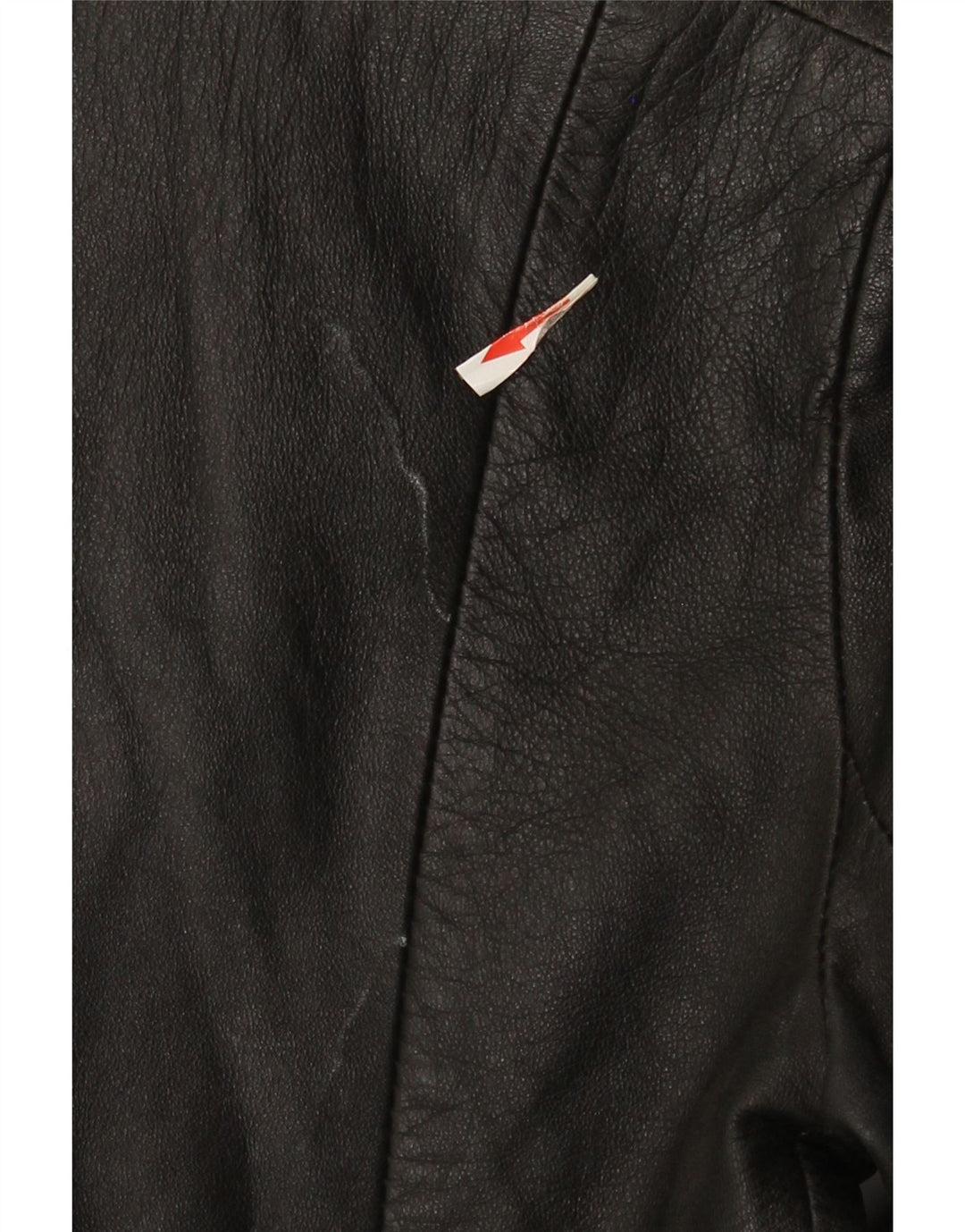 Jachetă de piele vintage pentru femei UK 8 Mic din piele neagră