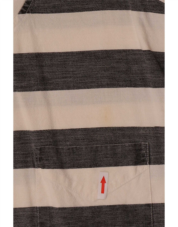Faded Glory Mens T-Shirt Top XL Grey Striped