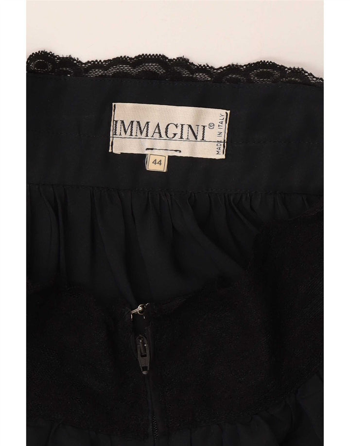 Fusta evazată pentru femei Immagini IT 44 Medium W34 Negru