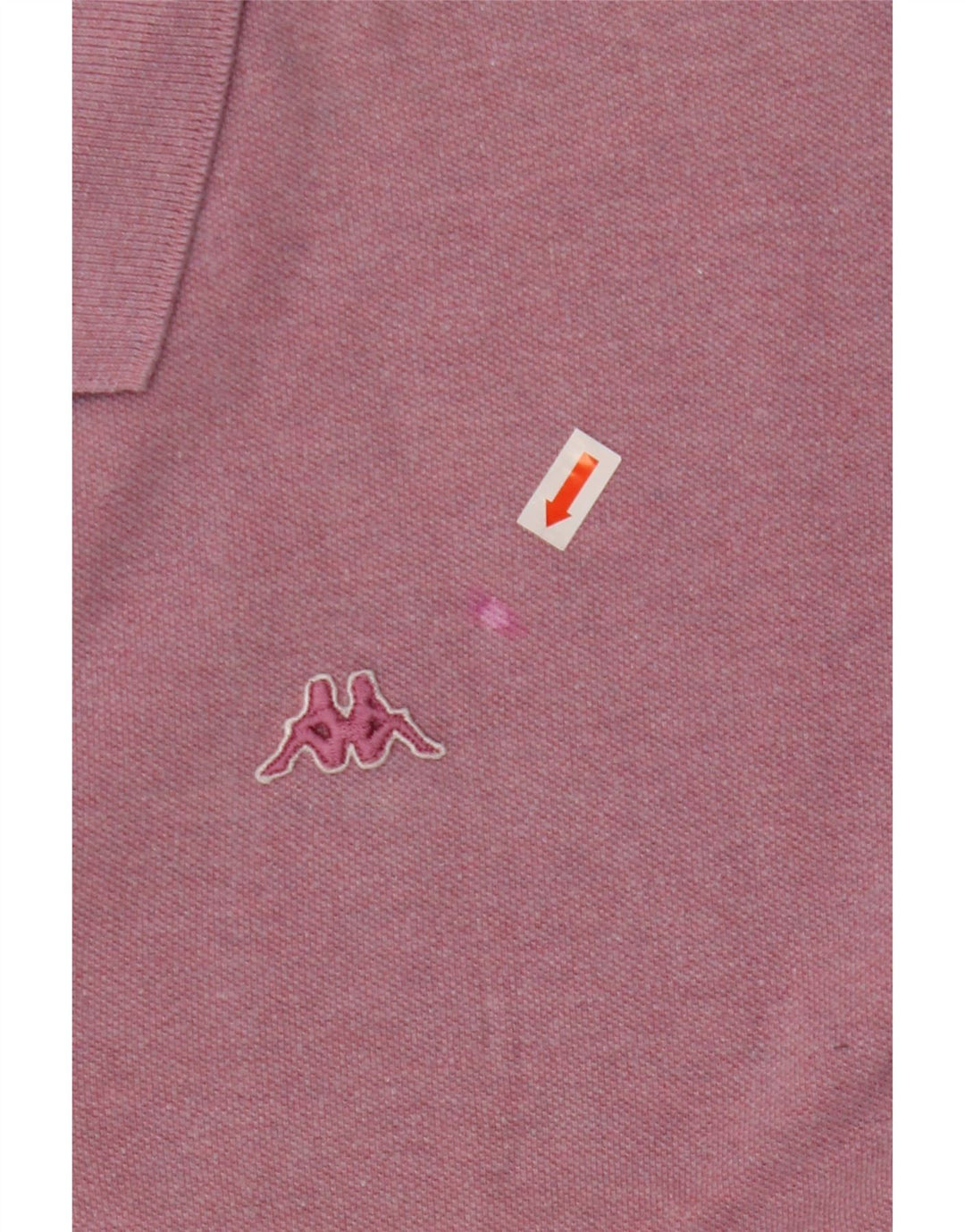 KAPPA Mens Polo Shirt Large Pink Cotton Classic