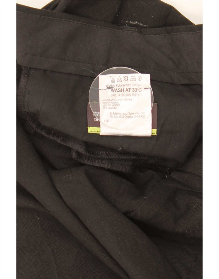 Pantaloni drepți croiți pentru bărbați Marks & Spencer L40 L31 negri