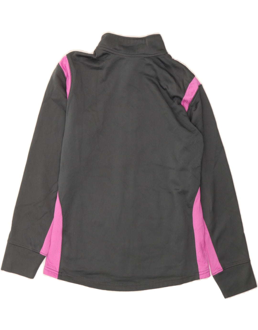 RUSSELL ATHLETIC Womens Tracksuit Top Jacket UK 14 Medium Grey Colourblock Vintage Russell Athletic and Second-Hand Russell Athletic from Messina Hembry 