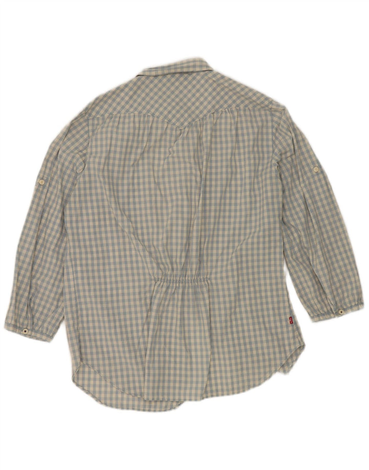 Cămașă Levi's pentru femei cu mâneci 3/4 UK 16, mare, albastru, din bumbac