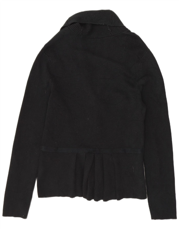 Pulover cardigan CHAPS pentru femei UK 18 XL bumbac negru