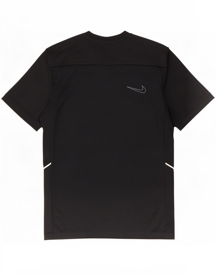 Tricou pentru bărbați Nike Dri Fit Slim Top Mediu Negru Poliester