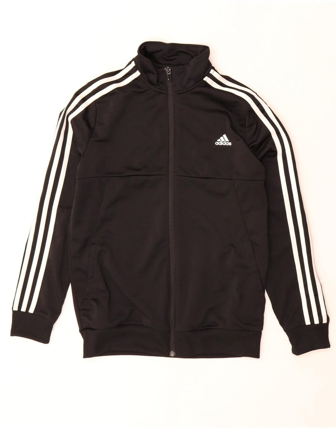 Adidas Boys Climalite Trening Top Jachetă 13-14 ani Poliester negru