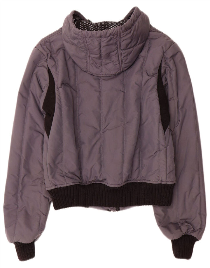 Jachetă de ploaie cu glugă pentru femei Refrigiwear IT 44 Gri mediu Nailon color bloc