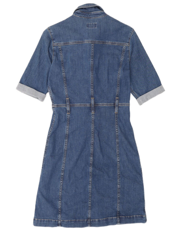 Rochie de blugi pentru femei PEPE Jeans UK 10 Bumbac albastru mic
