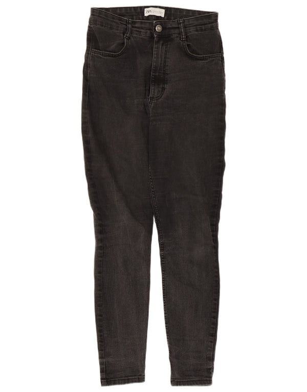 Blugi skinny dama Zara EU 38 Mici W28 L26 Bumbac gri