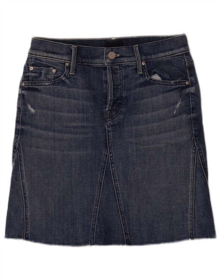 Fusta de blugi pentru femei Mother W25 XS Albastru