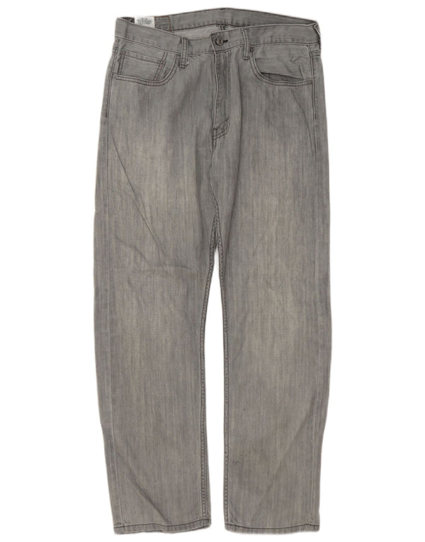 Blugi drepti pentru bărbați Levi's 505 W33 L30 bumbac gri