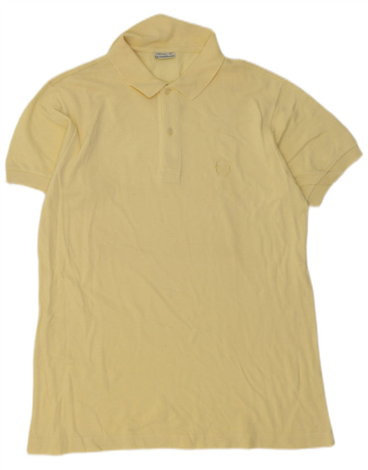 SERGIO TACCHINI Tricou Polo pentru bărbați Bumbac galben mediu