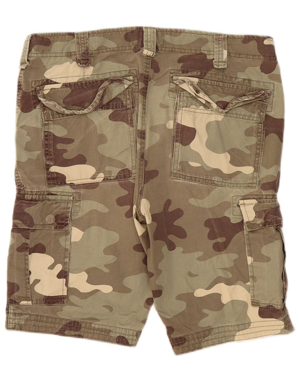 Pantaloni scurți cargo Best Company pentru femei IT 48 Medium W36 Khaki Camouflage