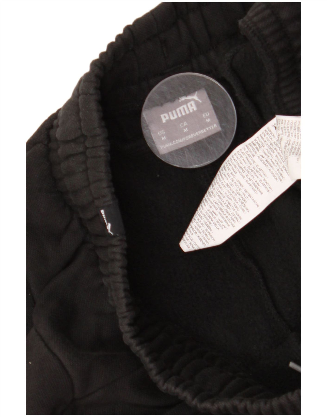 Pantaloni de trening Puma Graphic pentru bărbați Pantaloni de jogging Medium Black