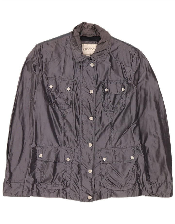 Jachetă utilitare supradimensionată pentru femei Geox UK 10 Small, bleumarin, poliamidă