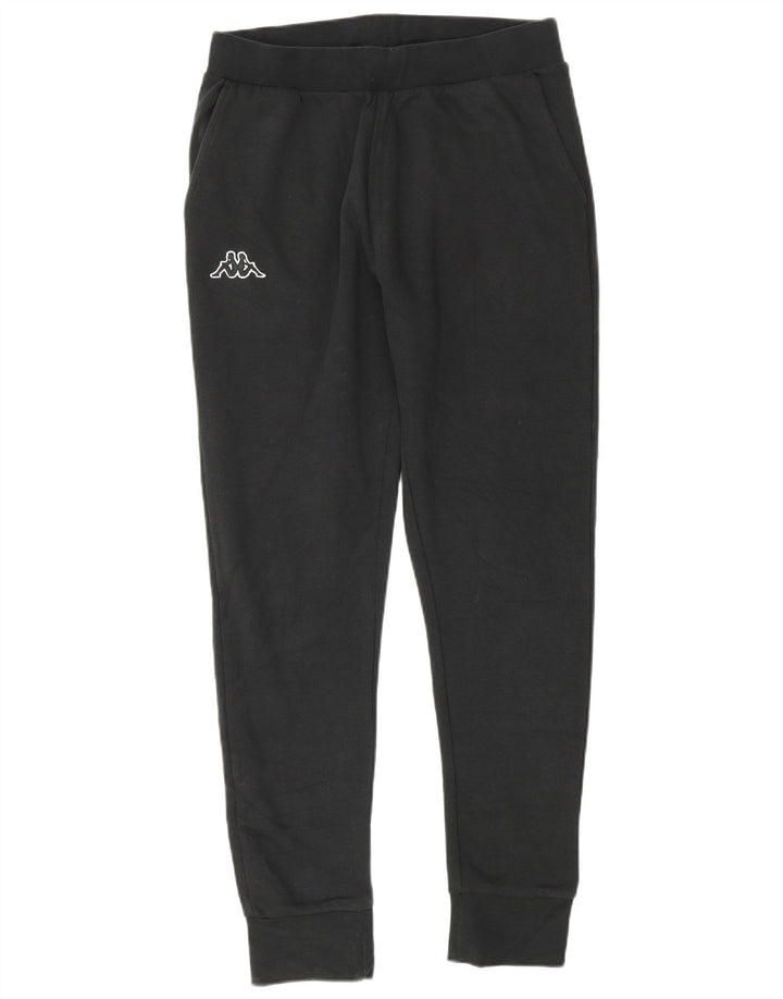 Pantaloni de trening pentru bărbați Kappa Pantaloni de jogging Mici Bumbac Negru
