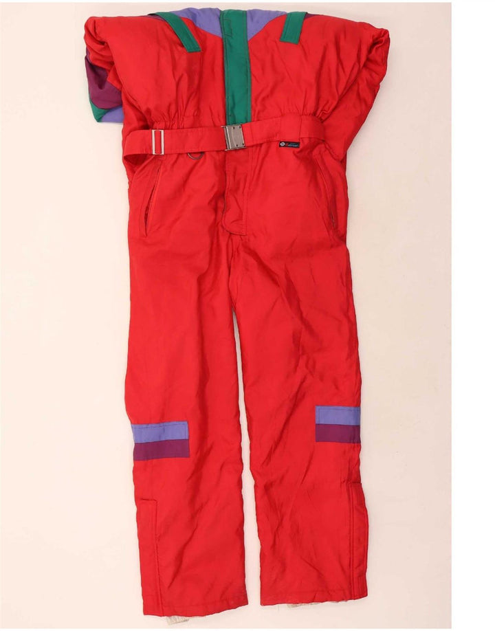 Salopetă de schi pentru bărbați Sergio Tacchini XL Poliester color bloc roșu