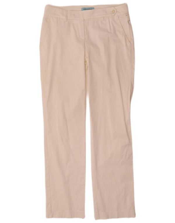 Pantaloni de costum drepte pentru femei Guess By Marciano IT 42 Medium W30 L30 Alb