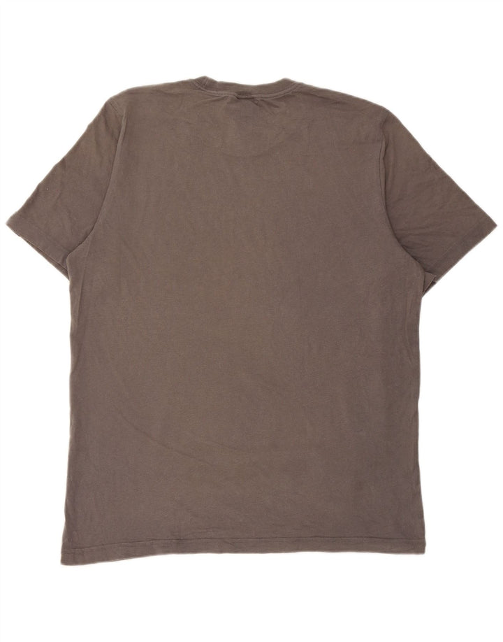 Tricou grafic pentru bărbați Adidas Top, bumbac, gri mediu