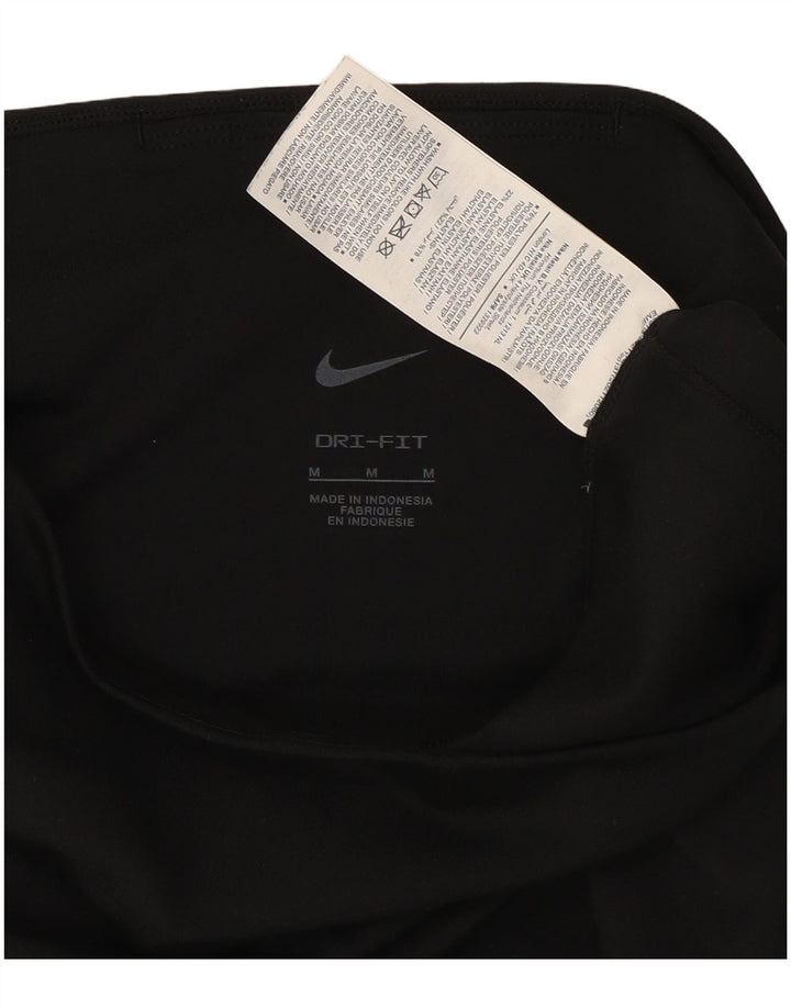 Leggings capri Nike Dri Fit pentru femei UK 12 Poliester mediu negru