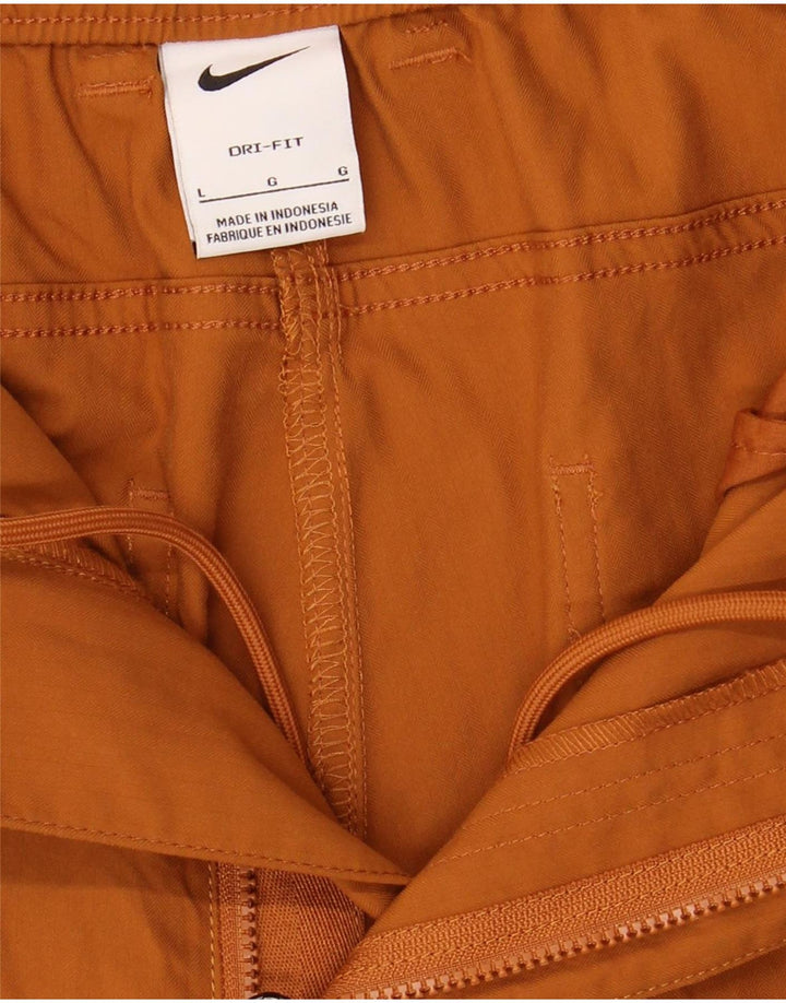 Pantaloni cargo subțiri Nike Dri Fit pentru bărbați, mari W36 L29, maro, poliamidă
