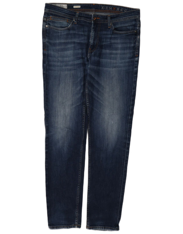 Blugi slim pentru femei Harmont & Blaine Narrow Fit W36 L31 Bumbac albastru