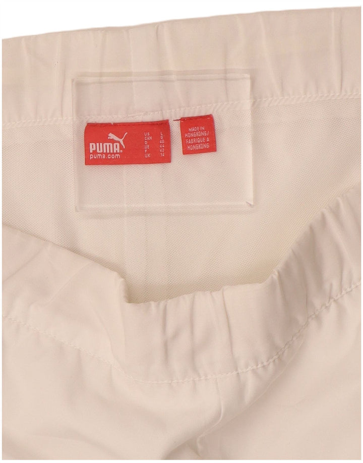 Pantaloni de trening Puma pentru femei UK 14 Large White