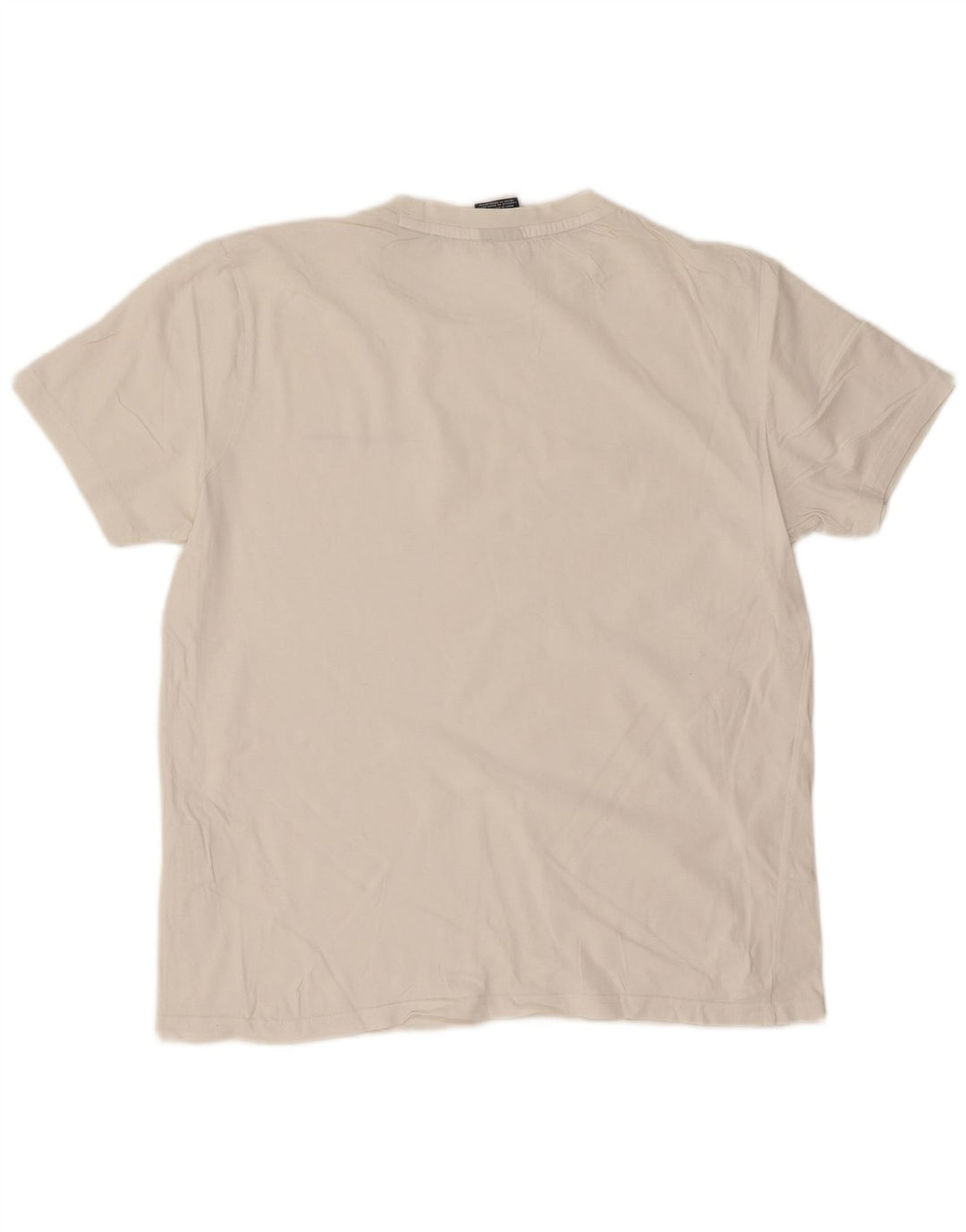 Champion Mens T-Shirt Top Medium White Cotton