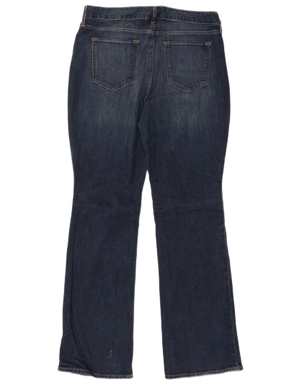 Eddie Bauer Blugi cu bootcut pentru femei US 10 Large W32 L33 Blue Bumbac