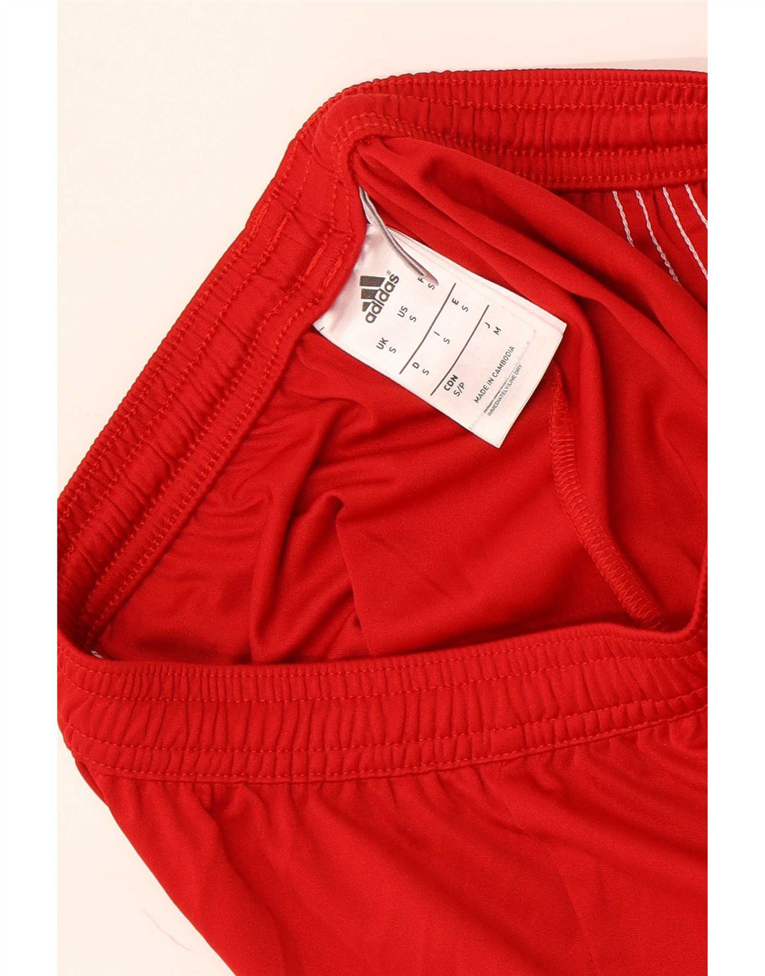 Pantaloni scurți sport Adidas Climalite pentru bărbați, roșu, poliester color bloc