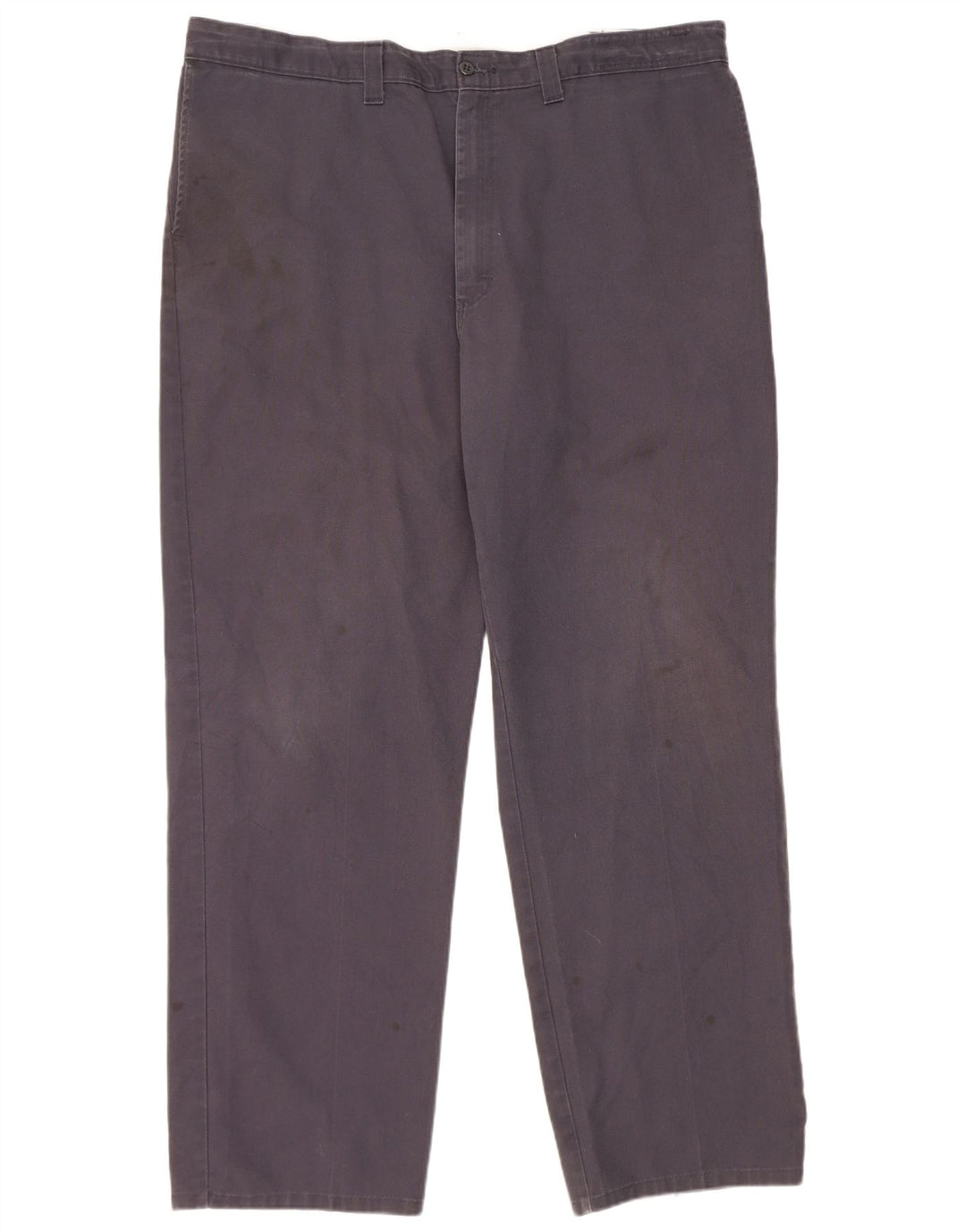 Pantaloni chino drepți pentru bărbați Dickies L42 L32 Poliester bleumarin
