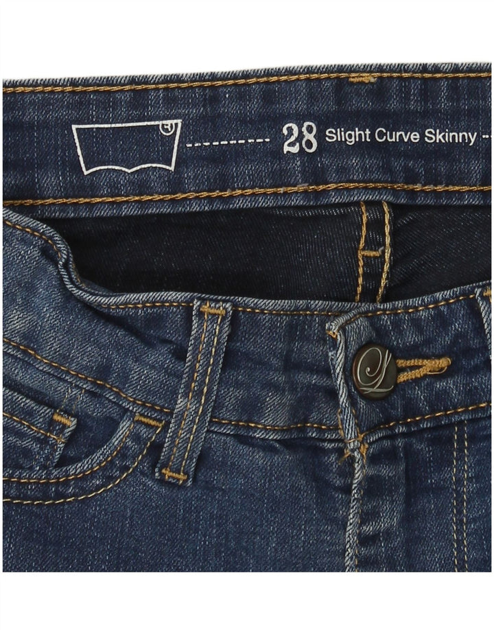 Blugi skinny de damă LEVI'S, ușor curbate, L28 L27 Albastru