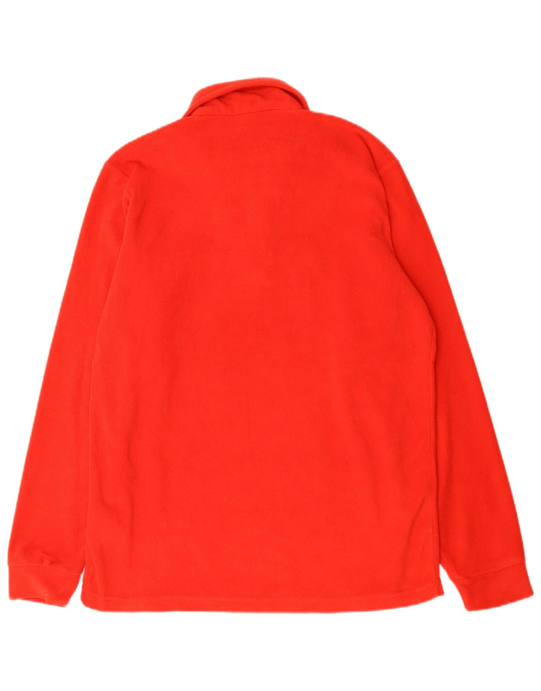 Pulover din lână pentru bărbați Brugi, cu fermoar și gât, poliester roșu mare