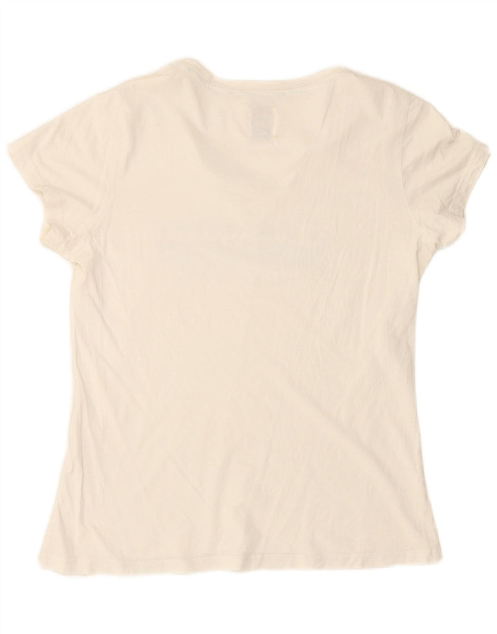 Tricou grafic pentru femei CHAMPION Heritage Fit Top UK 18 XL Alb