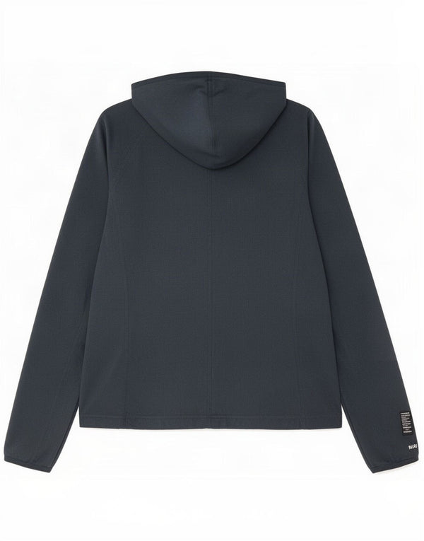 The North Face Womens Hooded Fleece Jacket UK 12 Medium Gri Poliester