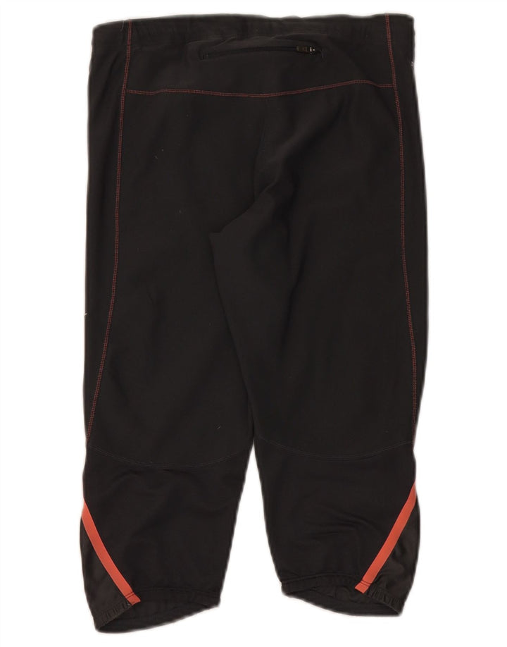 Pantaloni de trening Nike Dri Fit Capri pentru femei UK 14 Poliester mediu negru
