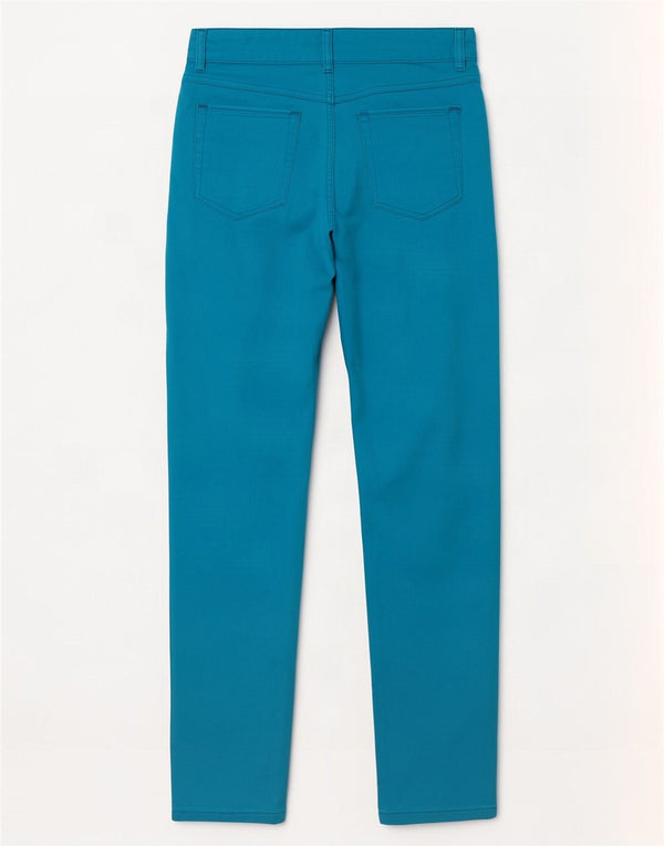 Pantaloni casual subțiri pentru femei Escada cu talie înaltă EU 38 Medium W29 L31 Albastru