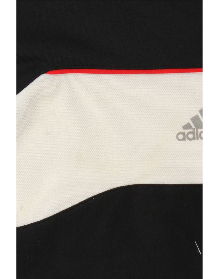 Tricou pentru bărbați ADIDAS Top Mediu Negru Poliester Bloc de culoare
