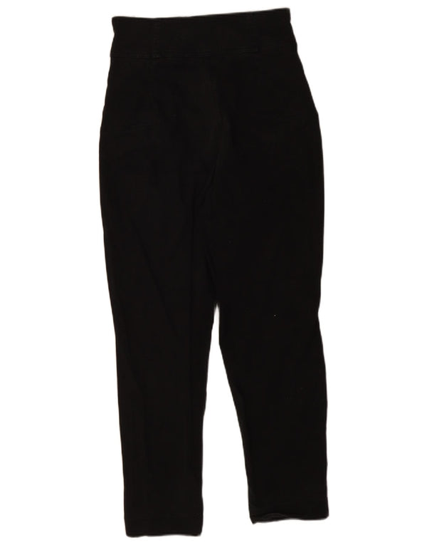 Pantaloni casual conici pentru femei Zara, talie înaltă, L26 L25, bumbac negru